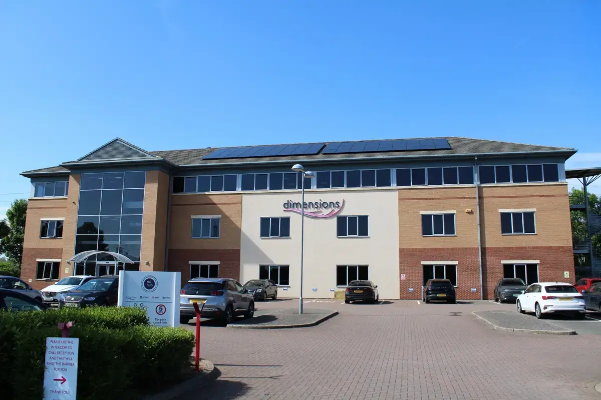A view of the Mi Hub office building. 